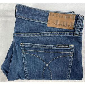 Calvin Klein 34x30 Medium Wash‎ Classic Slim Fit Stretch Jeans Men's EUC